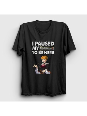 Presmono Unisex Siyah Beatrice Paused Umineko When They Cry T-Shirt