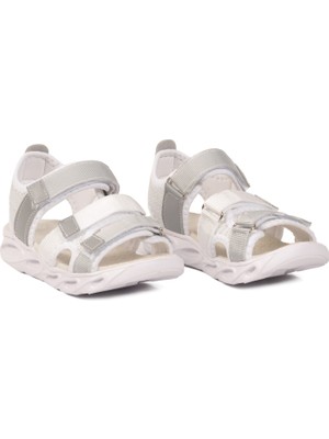 Arzen 26A44 F Beyaz Unisex Çocuk Sandalet