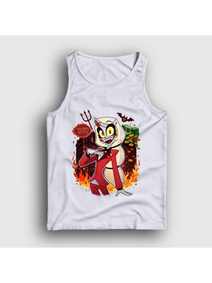 Presmono Unisex Beyaz Charlie Morningstar Hazbin Hotel Atlet