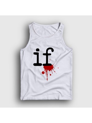 Presmono Unisex Beyaz Logo If Rock Mindless Self Indulgence Atlet