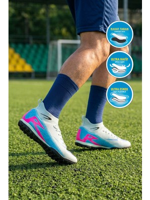 Walkway Laliga 610 Süperfly M Su Yeşili-Mavi Erkek Halı Saha Ayakkabısı