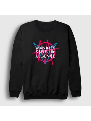 Presmono Unisex Siyah Logo V2 Mindless Self Indulgence Rock Sweatshirt