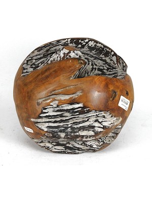 Otantik Çarşı Doğal Ahşap Dekoratif KÜREK01 28X28X26 Cm.