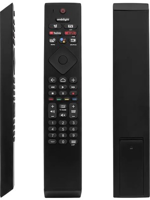 Uravas Store Weko Philips Netflix - Youtube Ambılıght Tuşlu Ses Komutsuz Mikrofonlu LCD - LED Tv Kumanda