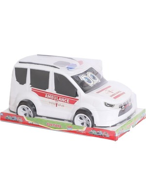 Uravas Store CLK-252 Vakumlu Ambulans -Çalkan Oyuncak