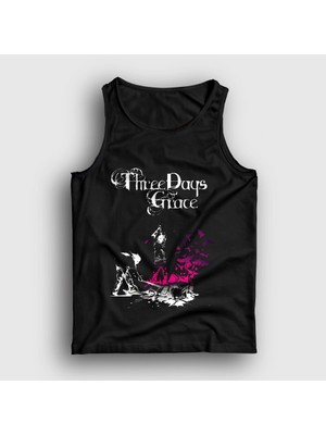 Presmono Unisex Siyah Life Starts Now Rock Three Days Grace Atlet