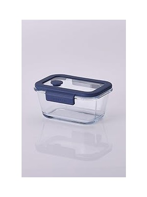 Uravas Store Neoflam Fika Glace Vakumlu Cam Saklama Kabı 460 ml Mavi