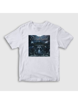 Presmono Unisex Çocuk Beyaz Imaginaerum Metal Nightwish T-Shirt