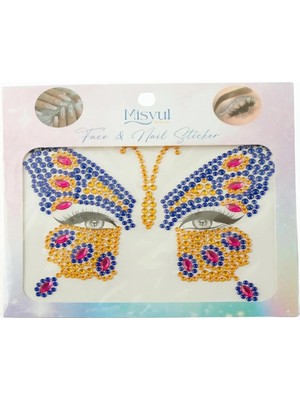 Uravas Store Kelebek Tırnak ve Yüz Süsleme Taşı