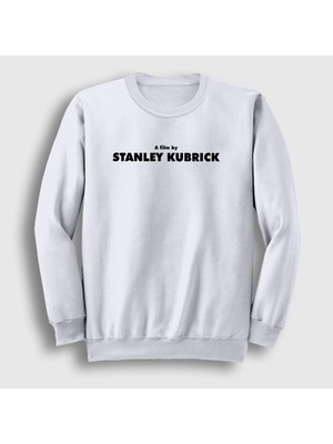 Presmono Unisex Beyaz A Film By Stanley Kubrick Sinema Yönetmen Sweatshirt