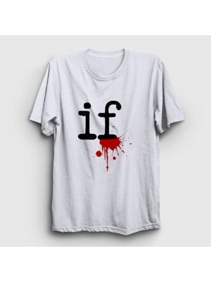 Presmono Unisex Beyaz Logo If Rock Mindless Self Indulgence T-Shirt