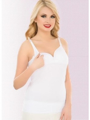 İmer Lingerie Imr 1288 Premium Series Pamuklu Modal Sütyenli Emzirme Atleti