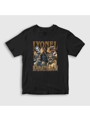Presmono Unisex Çocuk Siyah Lyonel Baratheon A Knight Of The Seven Kingdoms T-Shirt