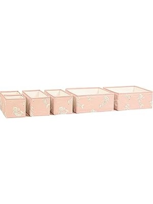 Uravas Store Ocean Home Textile 6'lı Çocuk Odası Deniz Kızı Çekmece Içi Düzenleyici Kutu