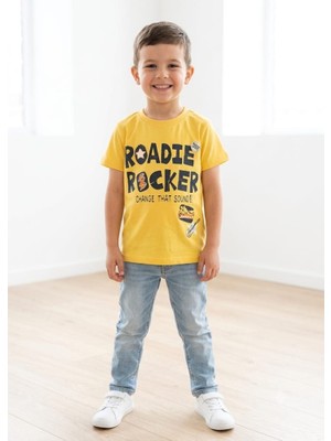 Stsahra  Erkek Çocuk Sarı T-Shirt