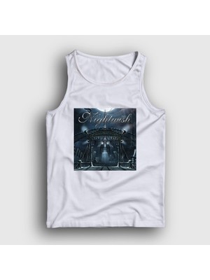 Presmono Unisex Beyaz Imaginaerum Metal Nightwish Atlet