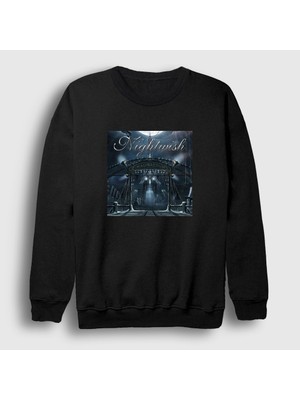 Presmono Unisex Siyah Imaginaerum Metal Nightwish Sweatshirt