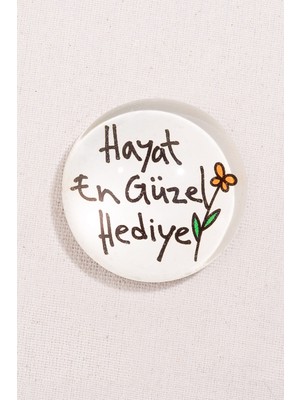 Paşabahçe Hayat En Guzel Hedıye Magnet, Dekoratif, 1 Adet