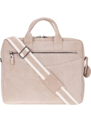 BloominBag Mist Still Hakiki Süet Deri 13-14 Inç Macbook/laptop Çantası