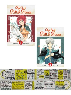 Kızıl Saçlı Pamuk Prenses 1-2. Ciltler Manga Seti (Manga Ayracı ve Özel Cetvel Hediyeli)