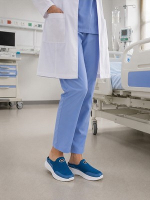 Kadın Faylon Taban Ortopedik File Sabo Doktor Hemşire Hastane Aşçı Terliği SEFERI3100