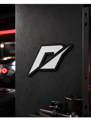 Goka 3D Craft Need For Speed (Nfs) Ikonu 3D Duvar Dekoru - 18 cm Slim Versiyon (Çift Taraflı Bantlı)