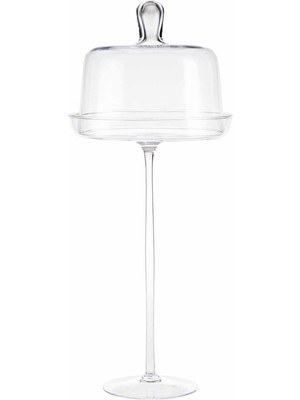 Paşabahçe Ayaklı Cheese Dome 45 Cm, Dekoratif, 1 Adet