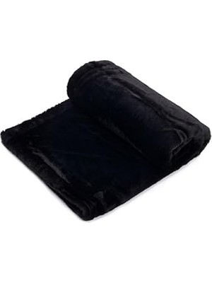 Uravas Store Pet Comfort Lodix Mira Siyah Kedi ve Köpek Battaniyesi S 50X70CM