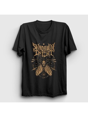 Presmono Unisex Siyah Logo Shadow Of Intent Metal T-Shirt