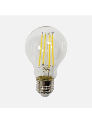 Ecolite Filament A60 7W LED 2'li Paket Sıcak Beyaz Işık 4000K, E27, 7.0W