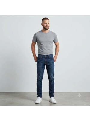 Levi's 511 Erkek Slim Fit Kot Pantolon Koyu Lacivert -0063