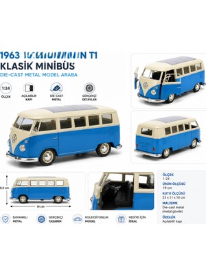 Uravas Store 22095 1 24 1963 Model Araç T1 Bus 12