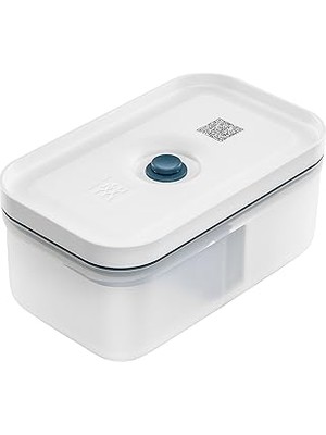 Uravas Store Zwilling Fresh &amp; Save Vakumlu Yemek Taşıma Kabı, M, Plastik, Yari Şeffaf-Akdeniz Mavisi