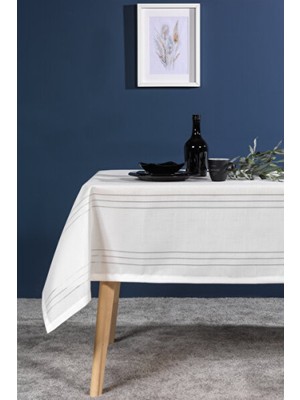 Empressco Şık ve Şık 160X220 cm Dertsiz Masa Örtüsü, Krem Renk, Zarif Tasarım
