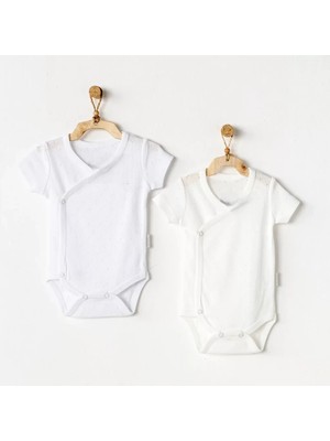 Uravas Store Üreticiniz AC25643 2'li Zıbın Body Beyaz-Ekru
