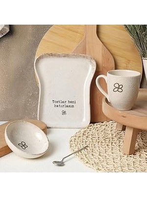Uravas Store Keramika Atıştırmalık Tost Seti 3 Parça 22501-03