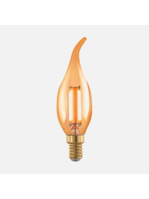 Ledvance LED Mum Kıvrık  4W Amber 1700K Ampul, E27, 4.0W