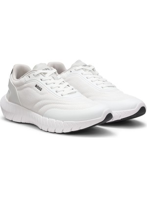 Boss Erkek Deri Rahat Taban Günlük Kullanım Beyaz Sneaker 50568946-100