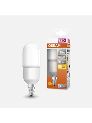 Ledvance LED Stick Fr 9 W Sarı E14 LED Ampul, 9.0W