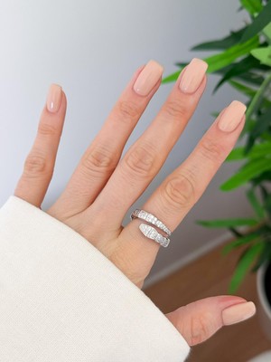 Venüs Design Çelik Taşlı Yılan Yüzük (Ayarlanabilirdir)