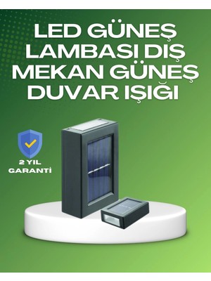 Herşey Trend Dış Mekan Güneş Paneli ile Aydınlatma Lambası