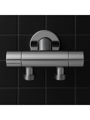 FAWER Faucet & Shower Taharet Musluğu Çift Çıkışlı Çiftli Aç Kapa