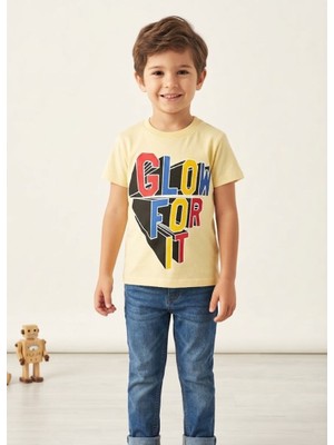 Stsahra  Erkek Çocuk Sarı T-Shirt