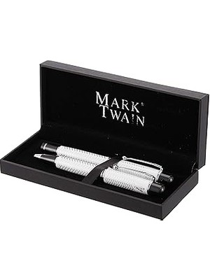 Uravas Store Macma MC-18409 Ferraghini Kalem, Gümüş/siyah
