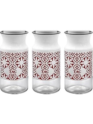 Uravas Store Taç Vera 3 Prç Baharatlik Orta Beyaz/kirmizi
