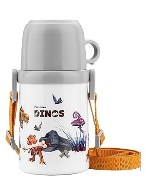 Uravas Store Zwilling Thermo Isoleerfles Met Beker In Draagriem - 380 ml - Dino Marka Zwilling