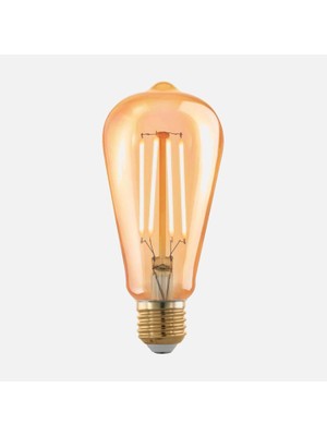 Ledvance LED ST64 4W Amber 1700K Ampul, E27, 4.0W