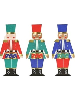 Uravas Store Meri Meri - Nutcracker Napkins - Nutcracker Peçeteler (16'lı)