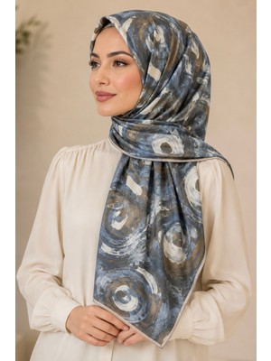 İmaj Butik Gri Pamuklu Soft Eşarp