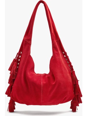 Parfois Kadın Püsküllü ve Entegre Saplı Deri Shopper Çanta
